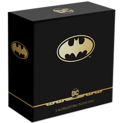 2021 Niue DC Comics BATMAN™ Logo 1oz Silver Coin