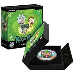 2022 1 oz Niue Rick and Morty 1oz Silver Coin