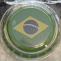 2022 Chad 6-gram World Landmarks - Brazil Bottle Cap Proof Silver Coin