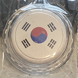 2022 Chad 6-gram World Landmarks South Korea Bottle Cap Proof Silver Coin