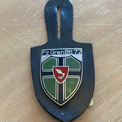 Bundeswehr Brustanhänger / Bundeswehr Pocket Badges, Armored Infantry Battalion 72