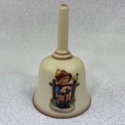 M.I. Hummel 864, She Loves Me, 1982 Miniature Bell, Tmk 8