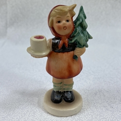 Mel 2 Girl With Fir Tree Advent Candlestick, Tmk 1/2