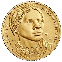 2024-W Harriet Tubman Uncirculated Five-Dollar Gold Coin