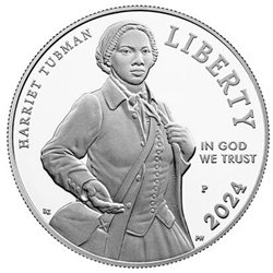 2024-P 2024 Harriet Tubman Proof Silver Dollar Coin