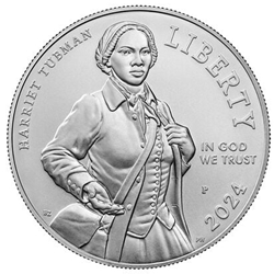 2024-P Harriet Tubman Uncirculated Silver Dollar Coin