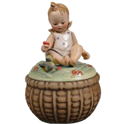 Mel 7 Child Candy Dish Box, U.S. Zone, Tmk 1