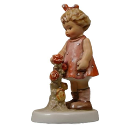 M.I. Hummel 494 Girl With Rose, PFE, possible future edition, Tmk 6