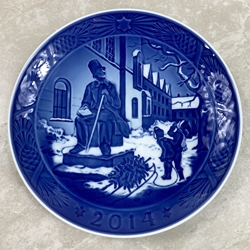 Royal Copenhagen Christmas Plate, 2014 Hans Christian Andersen