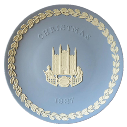 Wedgwood, Christmas Plate 1987 Guildhall London, Wanted