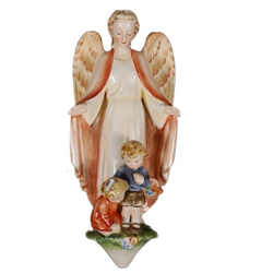 M.I. Hummel 108 Angel with two children at feet, Tmk 2