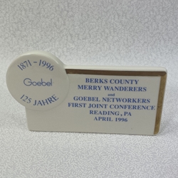 M.I. Hummel Aufsteller Plaque, Berks County Conference, Tmk 6