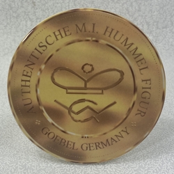 M.I. Hummel Aufsteller Plaque Authentische M.I. Hummel Figur Tmk 6