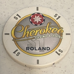 Cherokee Casino, $1.00 Roland Oklahoma