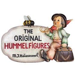 M.I. Hummel Wooden Dealer Plaque