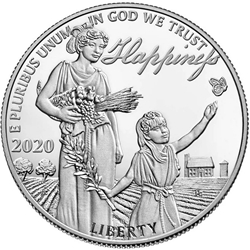 2020 Preamble to the Declaration of Independence Platinum Proof Coin - Pursuit of Happiness